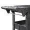 Dryser Utility Cart with Wheels, 40" x 17" Heavy Duty 550 lb. Capacity with Shelves - 3 Tier Rolling Cart with Four 5" Swivel Casters for Warehouse, Garage, Cleaning